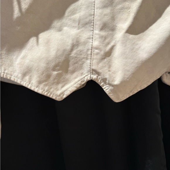 Pioneer Wear Women's Fringe Leather Jacket - Cream and Teal - Picture 7 of 7